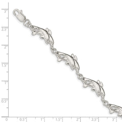 Sterling Silver Dolphins Bracelet - 2