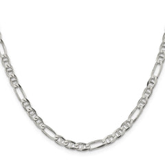 Sterling Silver 4.5mm Figaro Anchor Chain