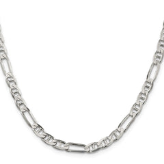 Sterling Silver 5.5mm Figaro Anchor Chain - 4