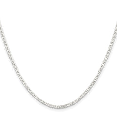 Sterling Silver 2.1mm Flat Anchor Chain - 9