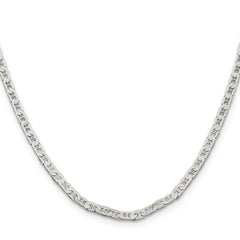 Sterling Silver 3mm Flat Anchor Chain - 5