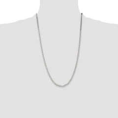 Sterling Silver 3mm Flat Anchor Chain - 5