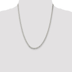 Sterling Silver 3.75mm Flat Anchor Chain - 9