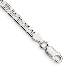 Sterling Silver 3.75mm Flat Anchor Chain - 11