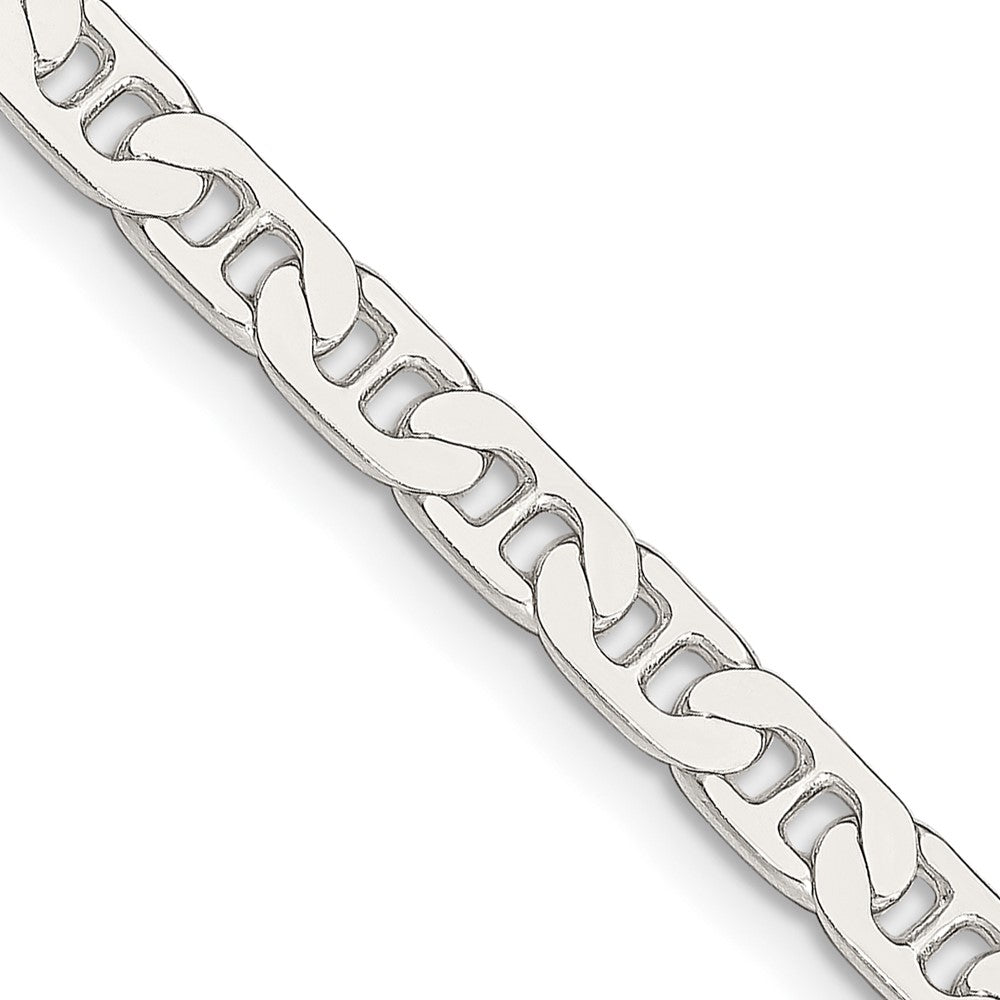 Sterling Silver 4.5mm Flat Anchor Chain - 9