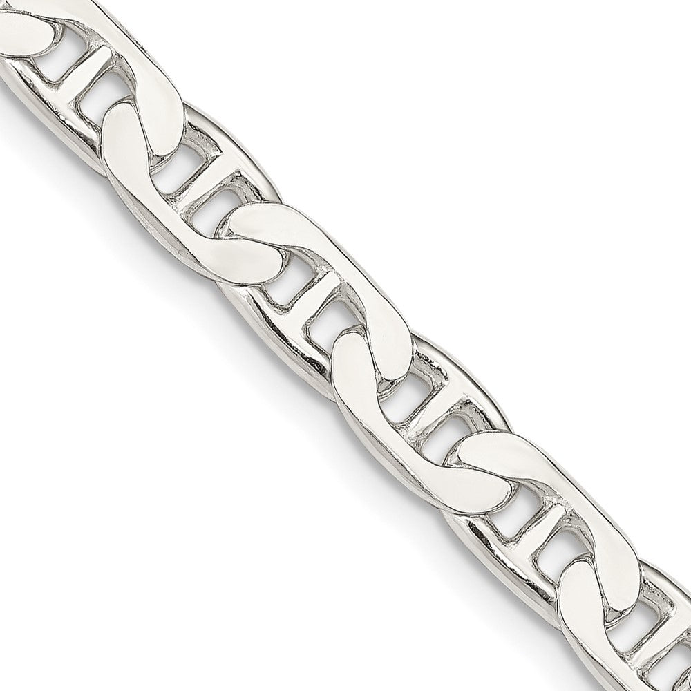 Sterling Silver 6.5mm Flat Anchor Chain - 4