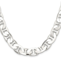 Sterling Silver 11.5mm Flat Anchor Chain - 5