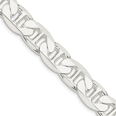 Sterling Silver 11.5mm Flat Anchor Chain - 5