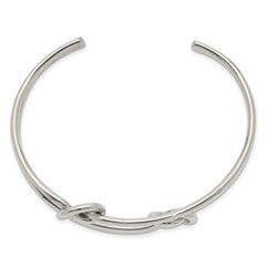 Sterling Silver Knot Bangle - 2