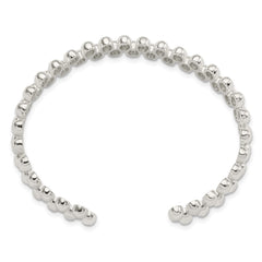 Sterling Silver Polished Cuff Bangle - 3