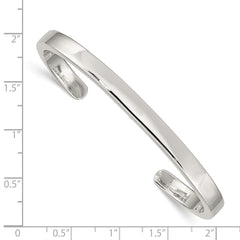 Sterling Silver 5mm Cuff Bangle