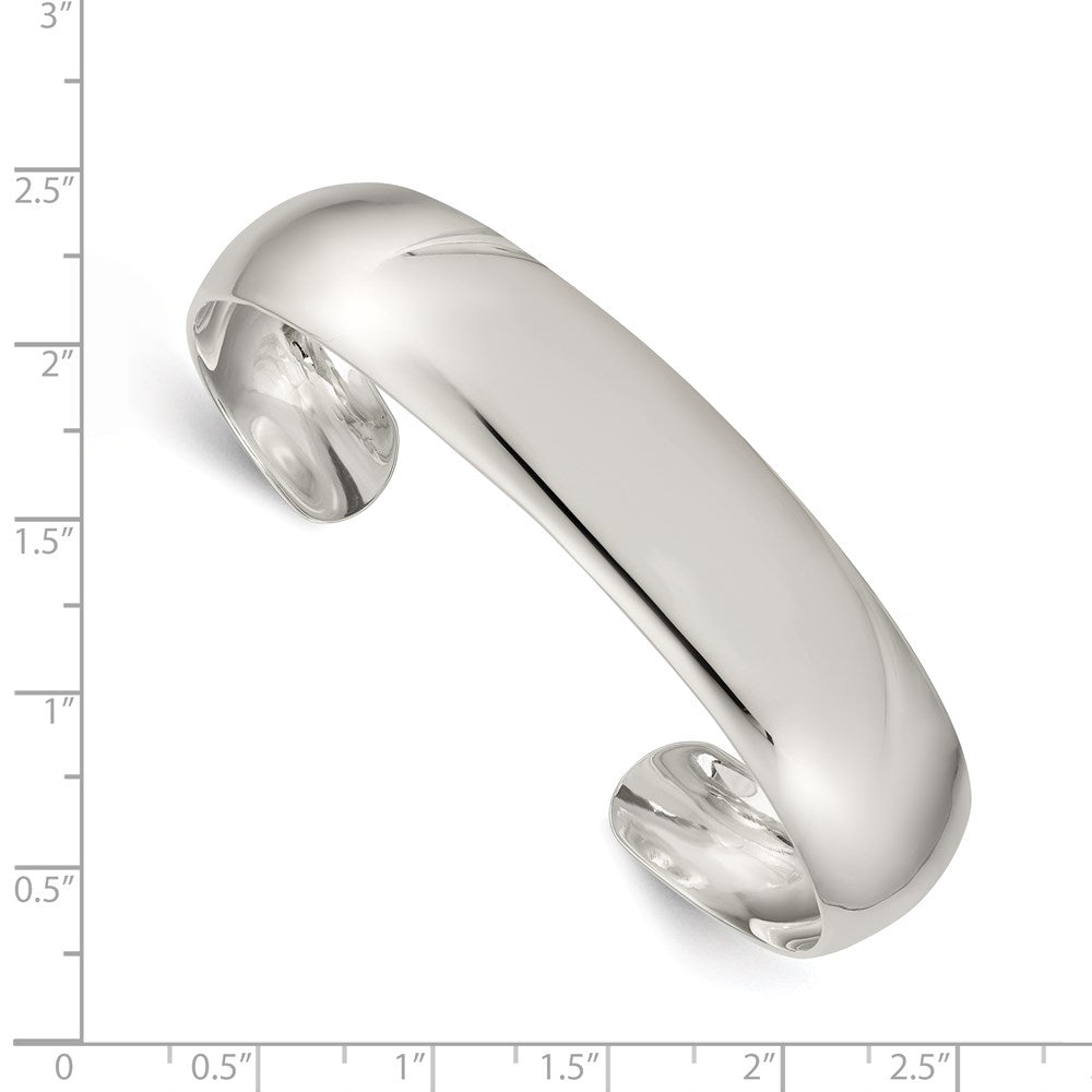 Sterling Silver 14mm Cuff Bangle