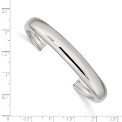 Sterling Silver 9mm Cuff Bangle