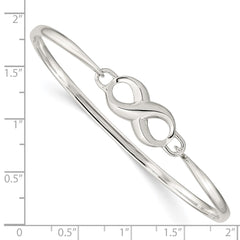 Sterling Silver Infinity Bangle