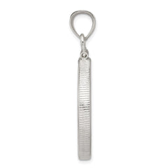 Wideband Distinguished Coin Jewelry Sterling Silver Polished 26.4 x 1.8mm Susan B. Anthony Screw Top Coin Bezel Pendant