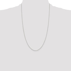 Sterling Silver .8mm 8 Sided Diamond-cut Box Chain - 3