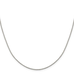 Sterling Silver 1.15mm 8 Sided Diamond-cut Box Chain - 6