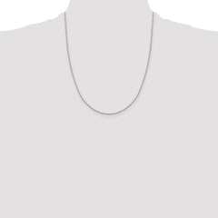 Sterling Silver 1.15mm 8 Sided Diamond-cut Box Chain - 6
