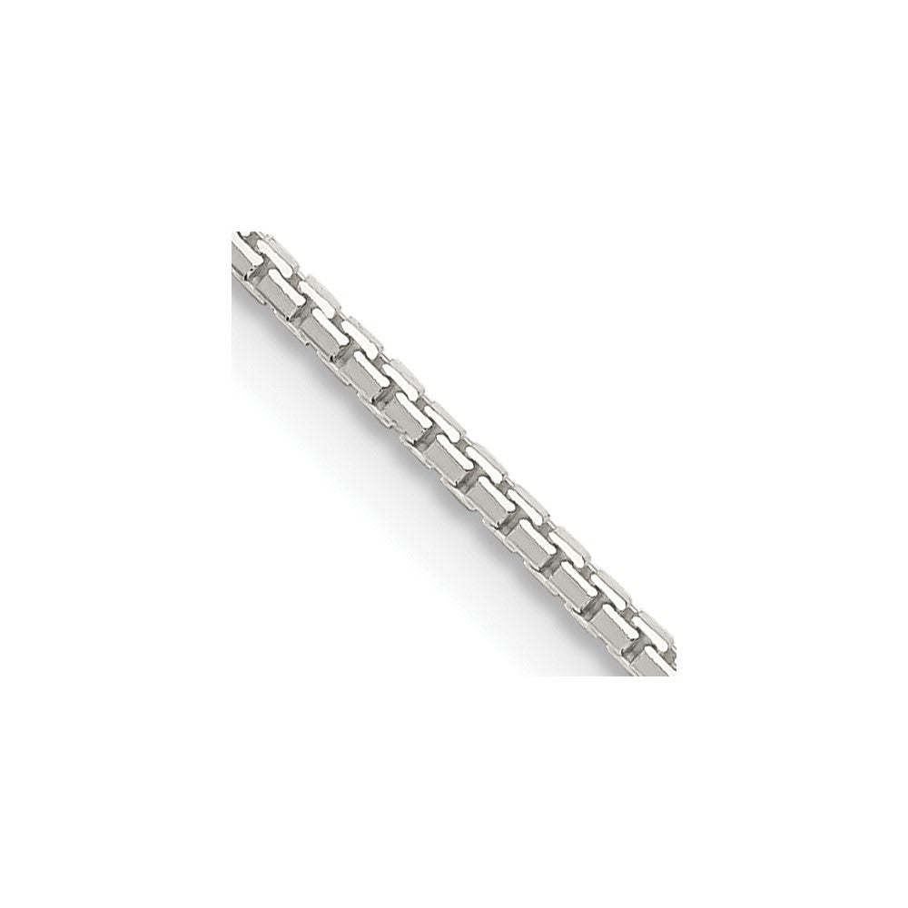 Sterling Silver 1.15mm 8 Sided Diamond-cut Box Chain - 5