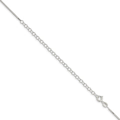 Sterling Silver 1.25mm 8 Sided Diamond-cut Box Chain w/4in ext.