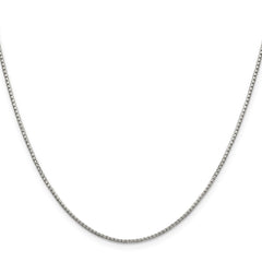 Sterling Silver 1.35mm 8 Sided Diamond-cut Box Chain - 5