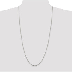 Sterling Silver 1.7mm 8 Sided Diamond-cut Box Chain - 3
