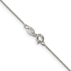 Sterling Silver .6mm Box Chain - 8
