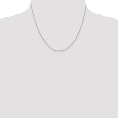 Sterling Silver .6mm Box Chain - 8