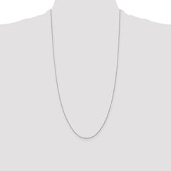Sterling Silver .6mm Box Chain - 5