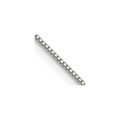 Sterling Silver .6mm Box Chain - 9