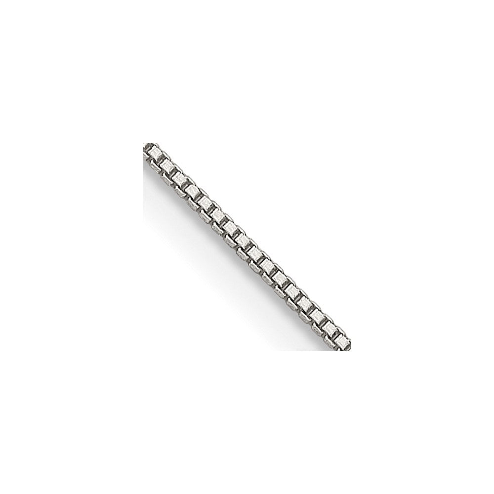 Sterling Silver .6mm Box Chain - 8