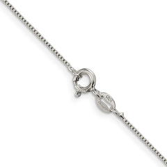 Sterling Silver .8mm Box Chain - 7