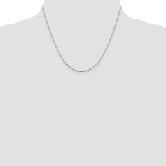 Sterling Silver .8mm Box Chain - 6