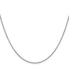 Sterling Silver .9mm Box Chain - 9