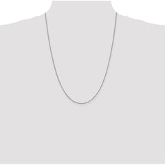 Sterling Silver .9mm Box Chain - 5