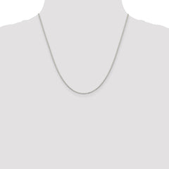 Sterling Silver Rhodium-plated 1.1mm Box Chain - 3