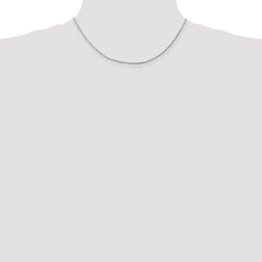 Sterling Silver 1.25mm Box Chain - 10