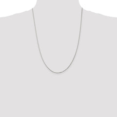 Sterling Silver 1.25mm Box Chain - 5