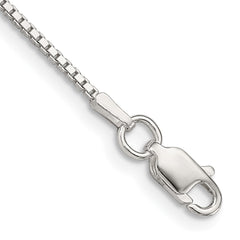 Sterling Silver 1.25mm Box Chain - 6
