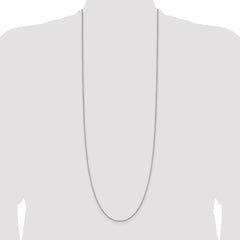 Sterling Silver 1.4mm Box Chain - 10