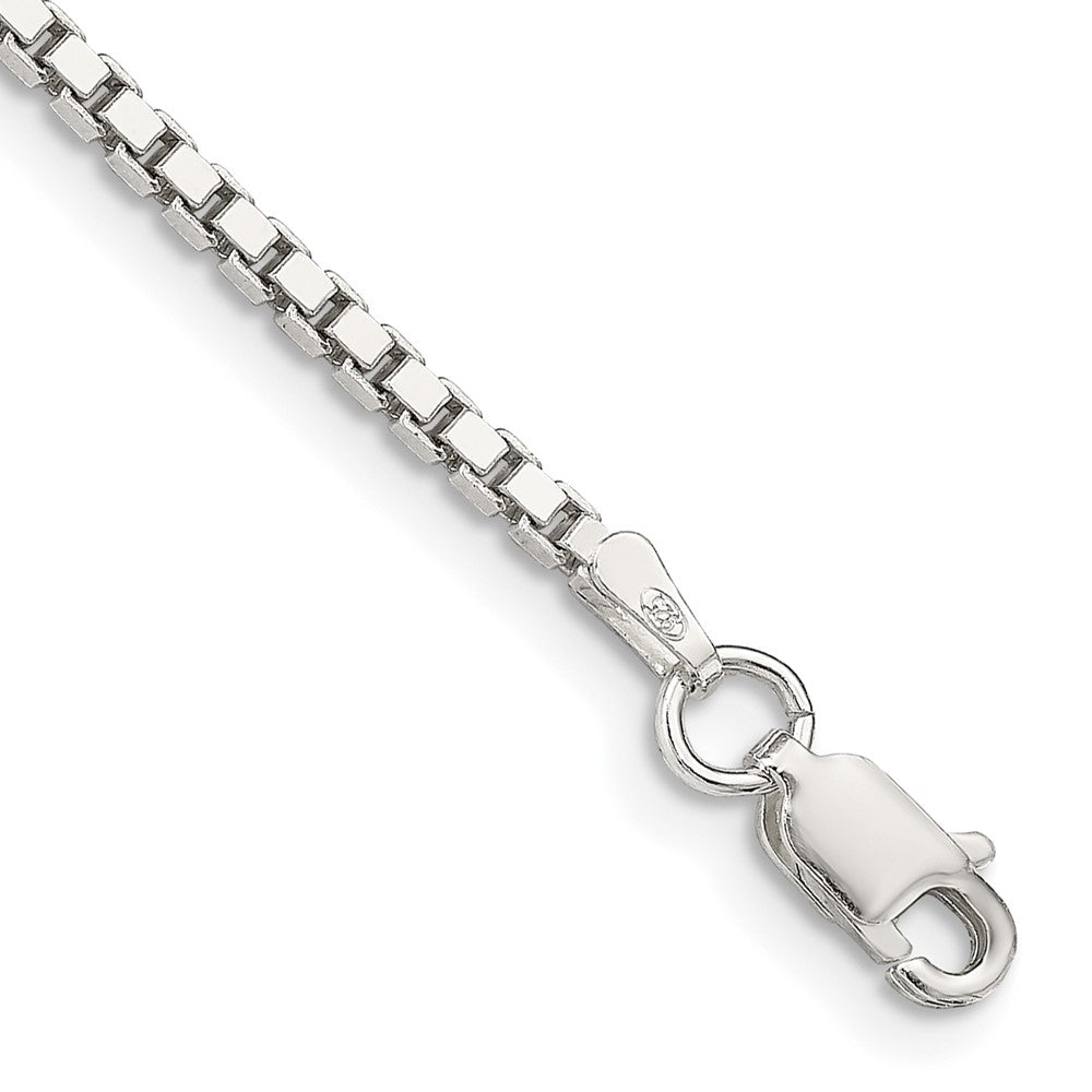 Sterling Silver 1.9mm Box Chain - 10