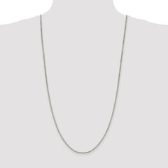 Sterling Silver Rhodium-plated 1.9mm Box Chain - 4