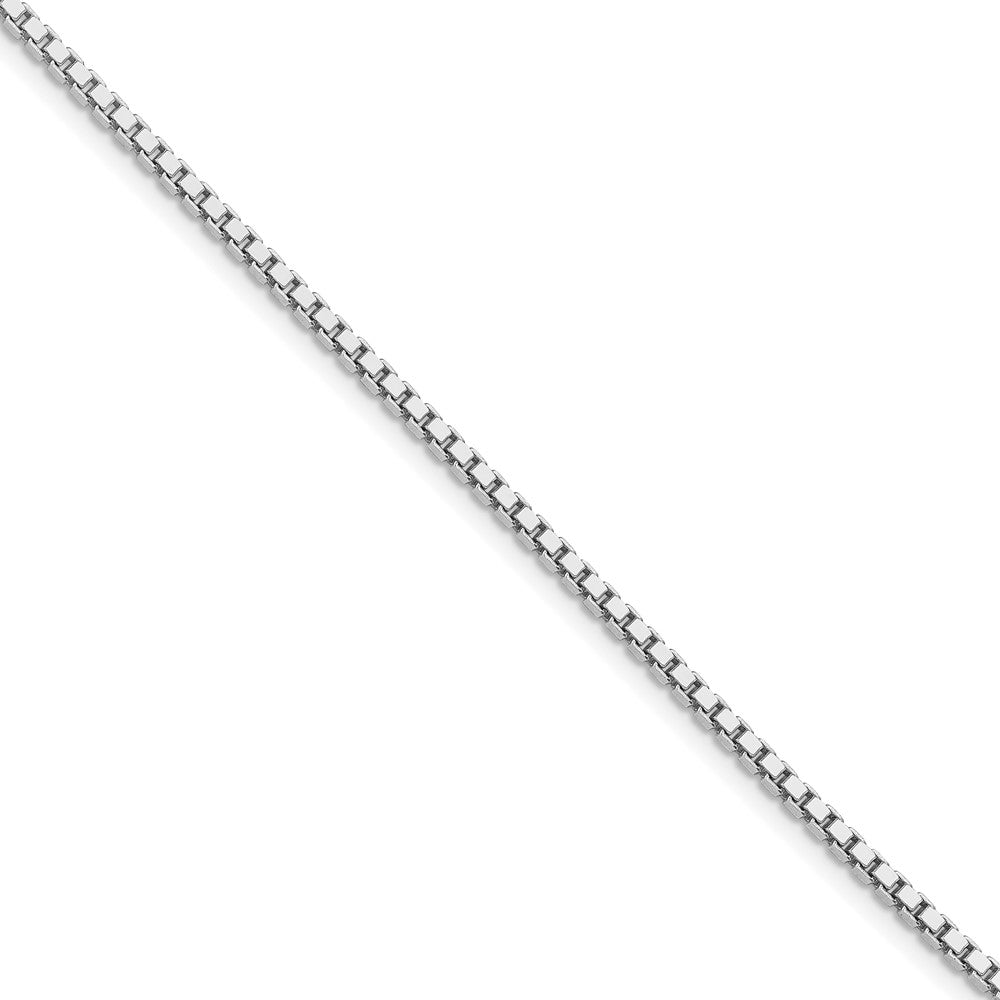 Sterling Silver Rhodium-plated 1.9mm Box Chain - 2