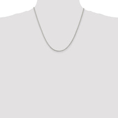 Sterling Silver 2mm Box Chain - 8