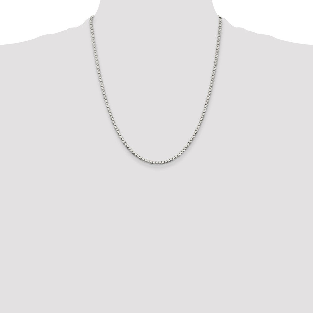 Sterling Silver 2.5mm Box Chain