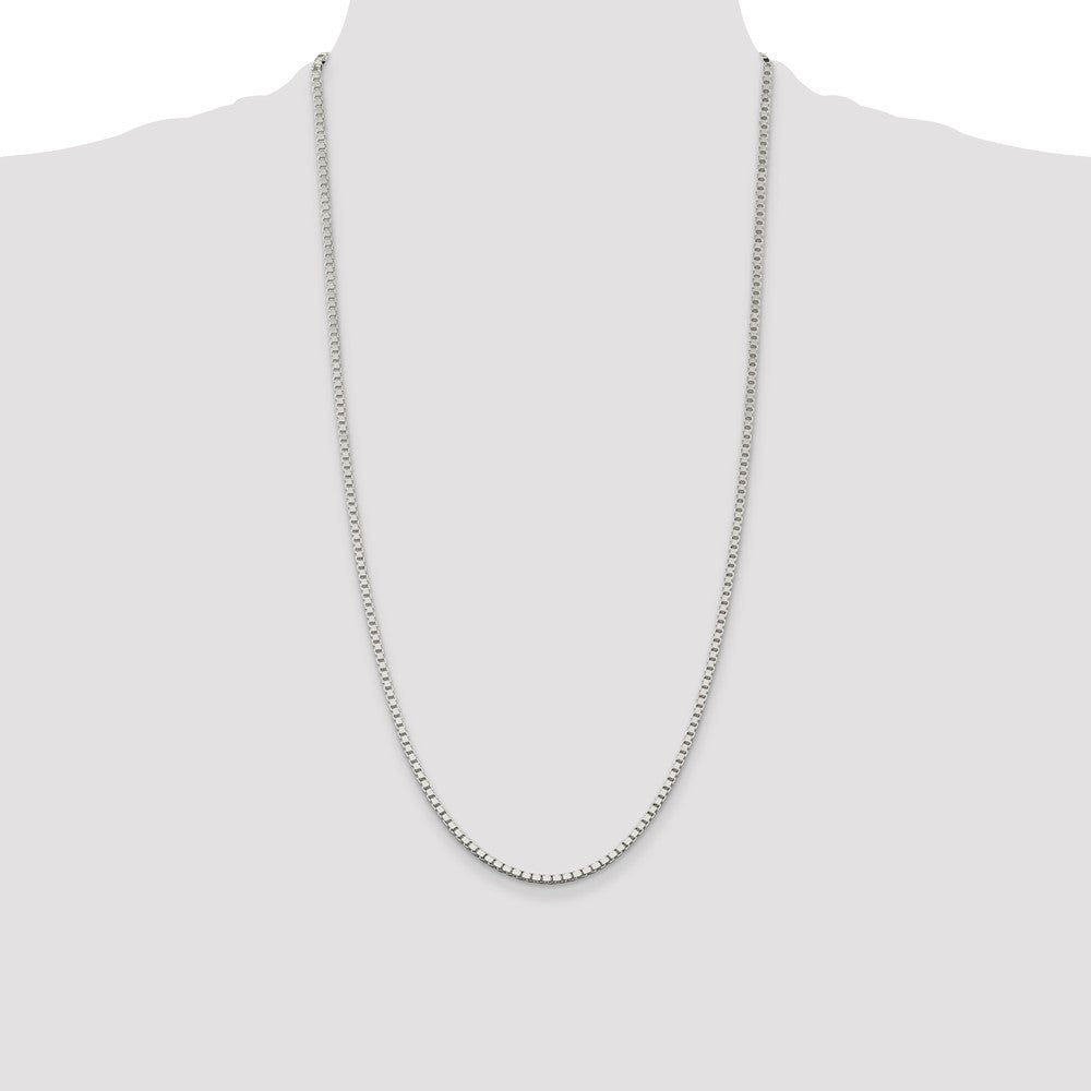 Sterling Silver 2.5mm Box Chain