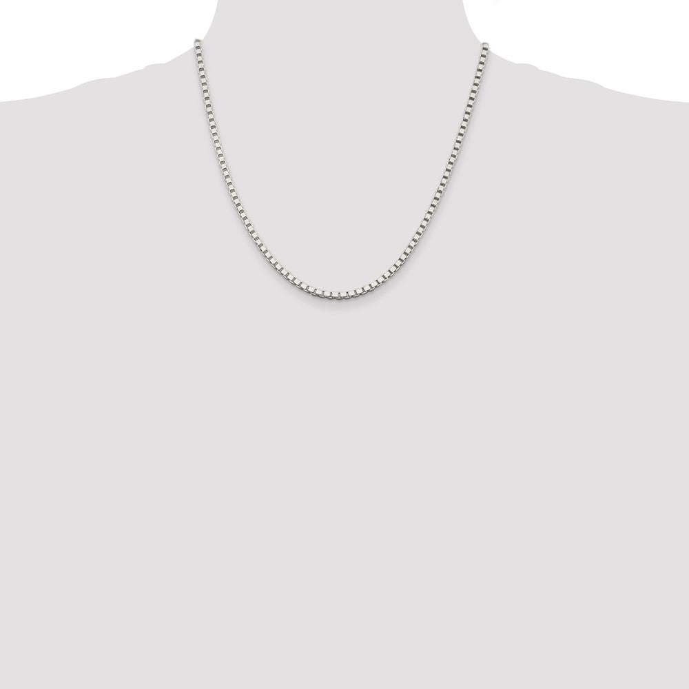 Sterling Silver 3mm Box Chain