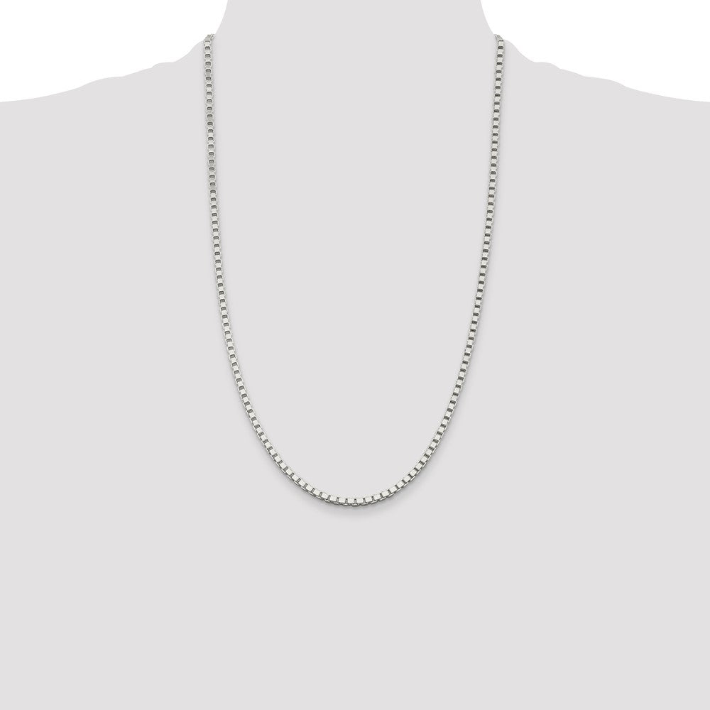 Sterling Silver 3mm Box Chain