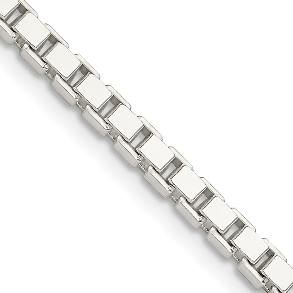 Sterling Silver 3mm Box Chain - 6