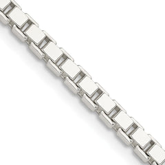 Sterling Silver 3mm Box Chain - 6